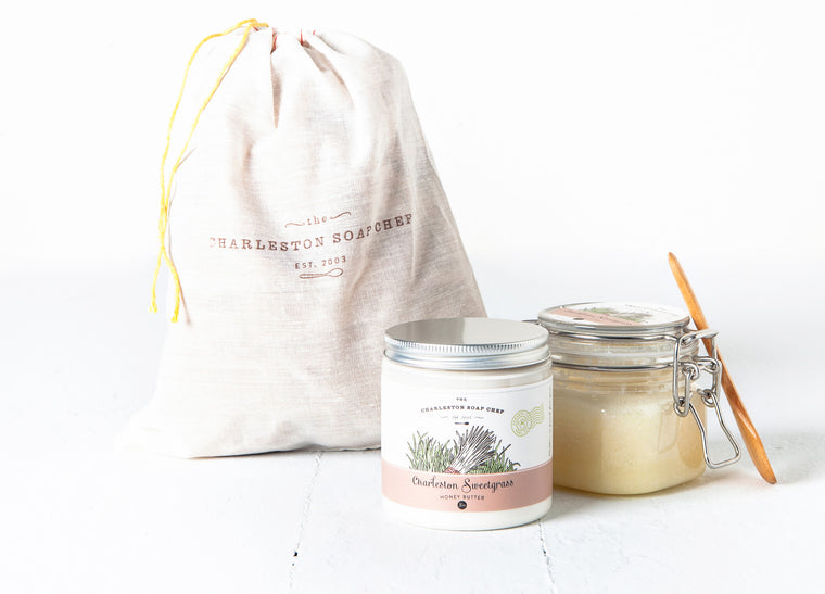 Charleston Sweetgrass Honey Butter & Sugah Scrub Gift Set
